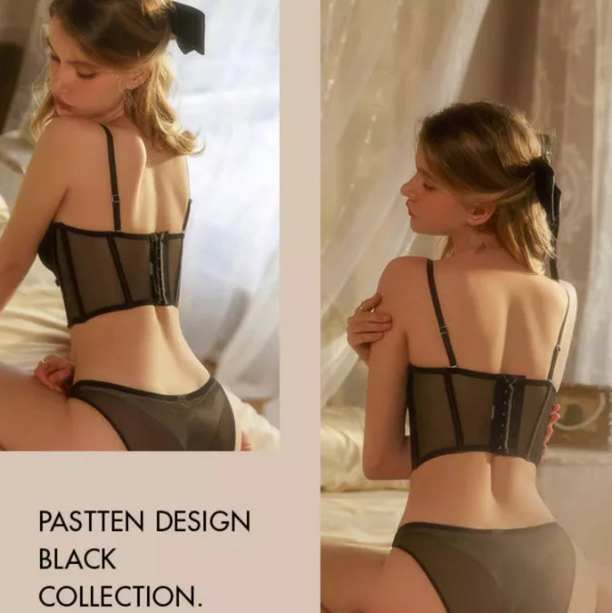 French Sexy Soft Steel Ring Bra Vest for Women's Small Breasts - Body Shaping, Anti-sagging