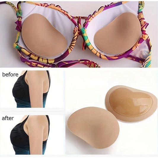 2 Stück Push-Up-Bikini-BH-Polster – dicker, atmungsaktiver Schwamm für Damenbademode