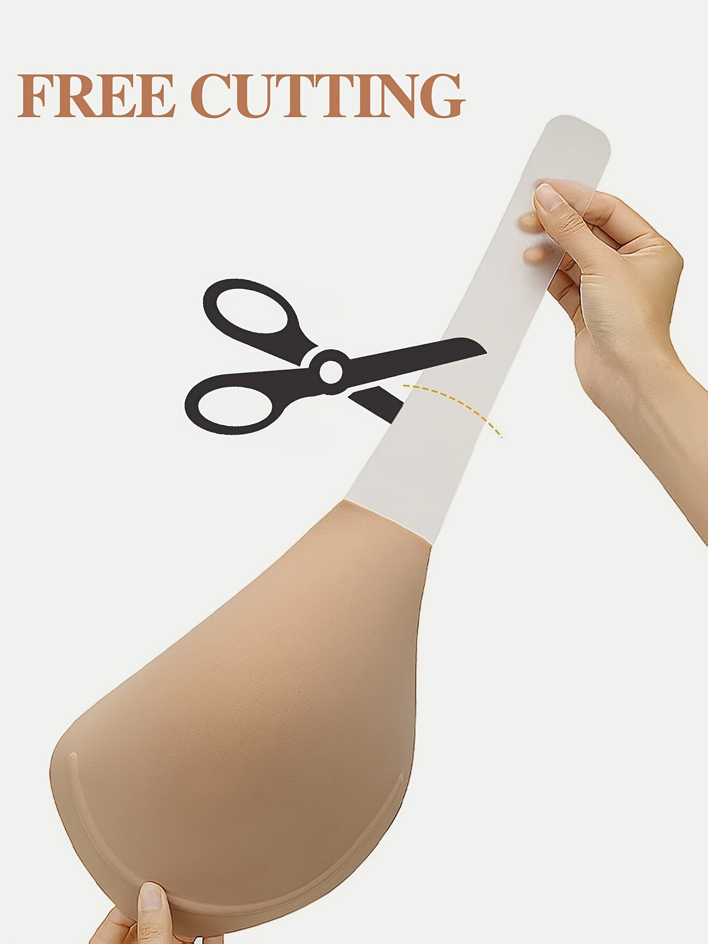 Sujetador invisible sin tirantes SAHOBBIEHOP de talla grande - Copa 3D, antiflacidez, poliéster suave, para todos los conjuntos
