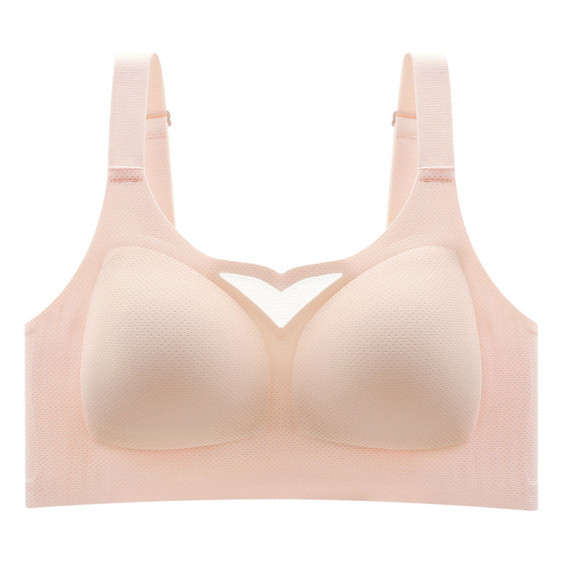 Full Coverage Non-Padded Bralette for Women: Wire-Free Minimizer Bra with Side Support & 4-Hook Back