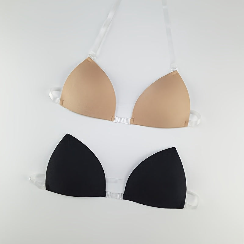 Unsichtbare BH-Aufkleber für Damen – trägerlos, Push-Up, bequem, geeignet für Hochzeiten, Partys und den Alltag