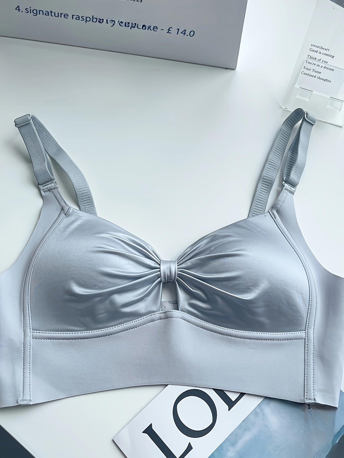Gerüschter Cut-Out-BH für Damen | Bequemer Push-Up ohne Bügel
