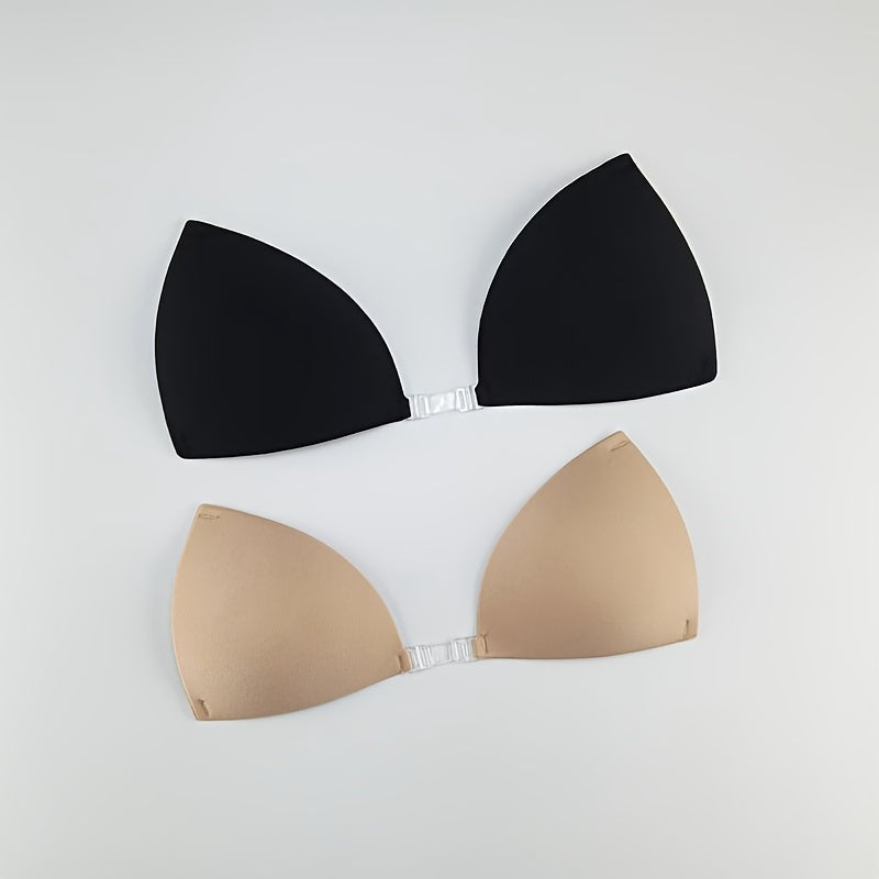 Unsichtbare BH-Aufkleber für Damen – trägerlos, Push-Up, bequem, geeignet für Hochzeiten, Partys und den Alltag