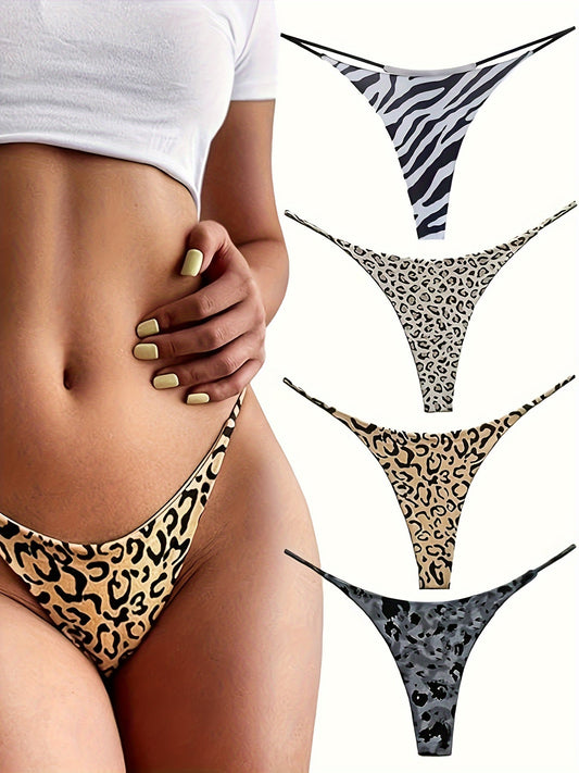 Women's Low-Rise Thong Underwear - Soft Cotton, Comfortable for Everyday Wear