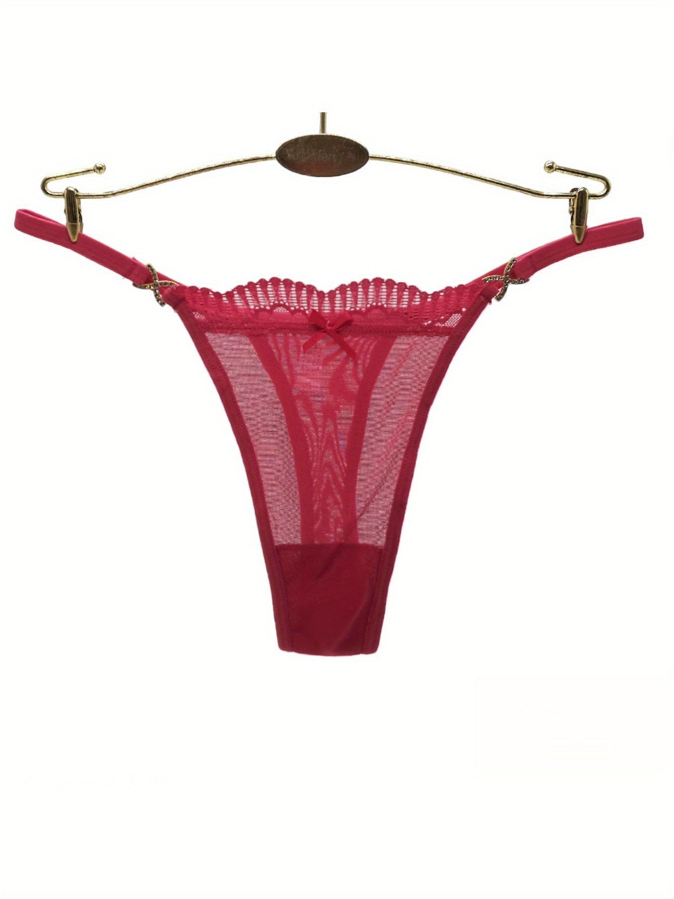 6-Pack Women's Lace Thongs: Seamless, Soft & Stretchy with Bowknot Waist