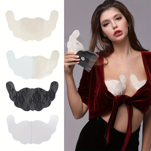 Women's Disposable Lace Bra Sticker - Feminine Hidden Bra with Breast Pad