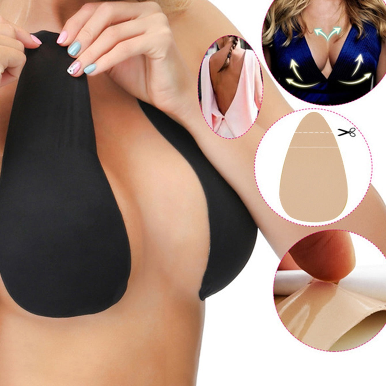Pétalos de gel push up para mujer: realza tu look