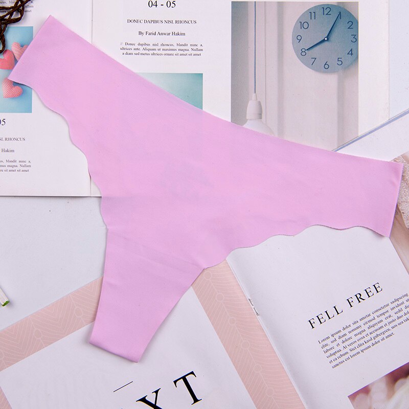 Women Underwear Invisible Seamless T Panties G-String Female Sexy Thongs Intimates Ultrathin Lingerie Ladies 1pcs/lot AFQ1502