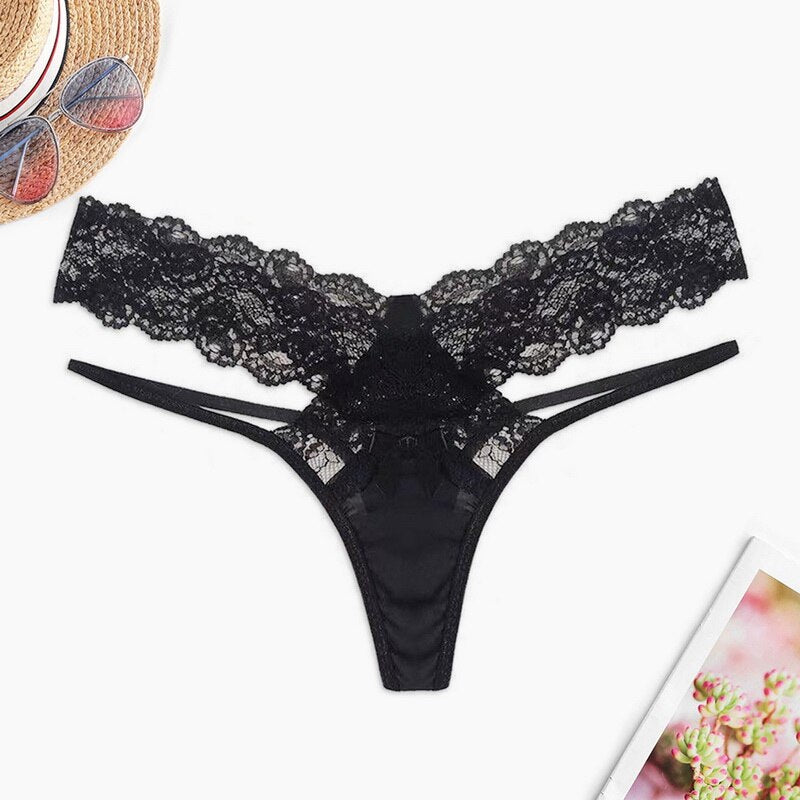 Bragas de encaje sexys para mujer: ropa interior exquisita para mujer