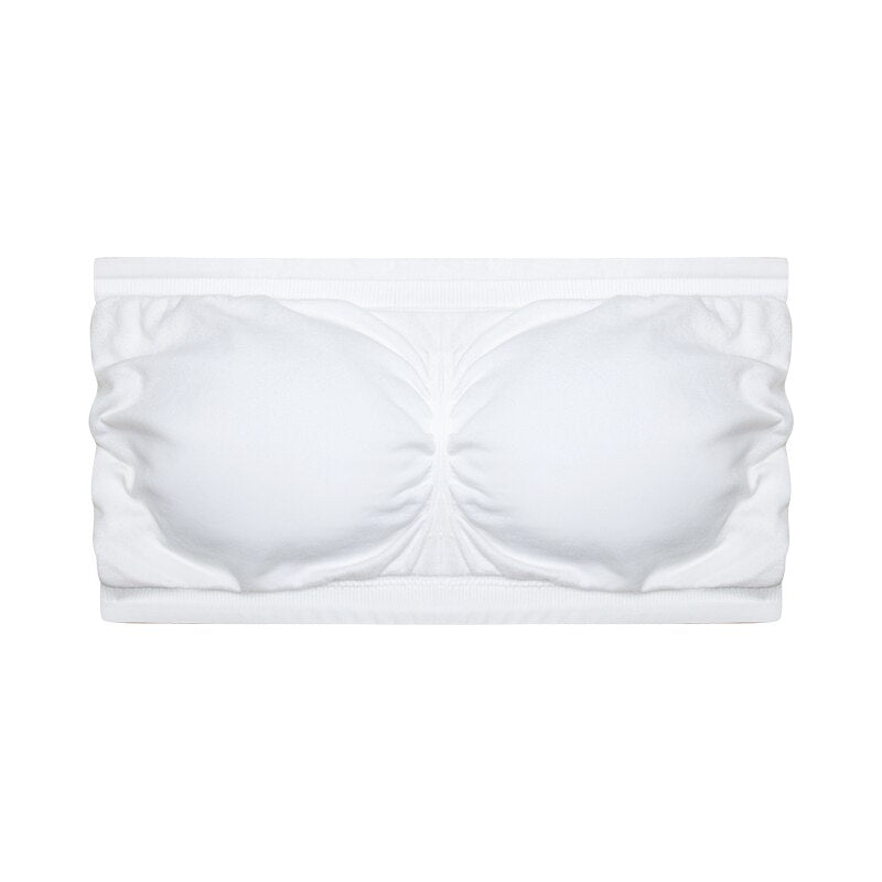 VANZTINA Women's Breathable Strapless Crop Top Bralette - Sexy One Piece Underwear Lingerie