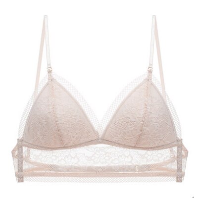 Newest Sexy Low Back Women Bra - Lace Mesh, Soft Seamless, Backless Bralette