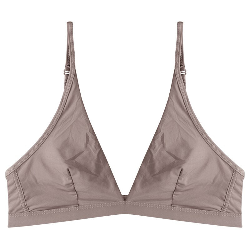Bralette push-up sexy para mujer, sujetador suave y fino para fitness: ropa interior ideal