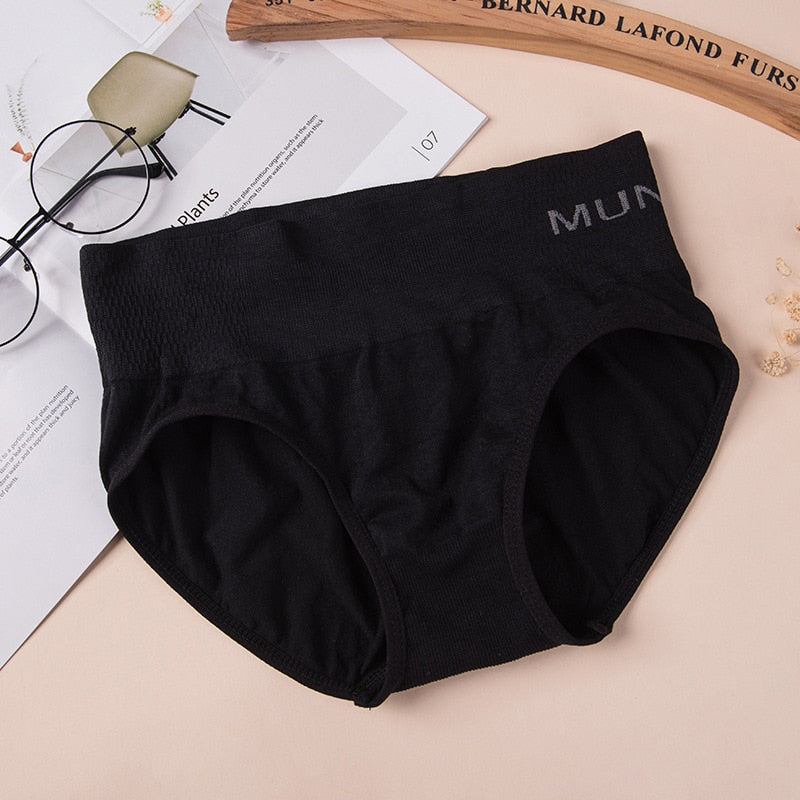 BZEL Sexy Women's Cotton Panties - Seamless Sport Briefs, Mid Rise, Comfortable & Breathable Lingerie Tanga