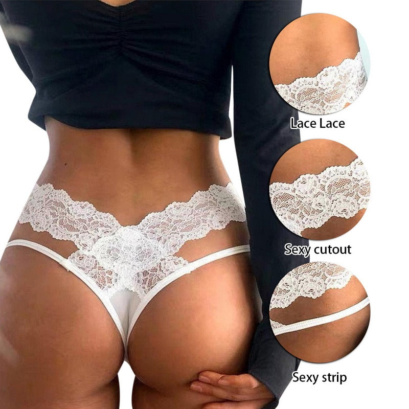 Bragas de encaje sexys para mujer: ropa interior exquisita para mujer