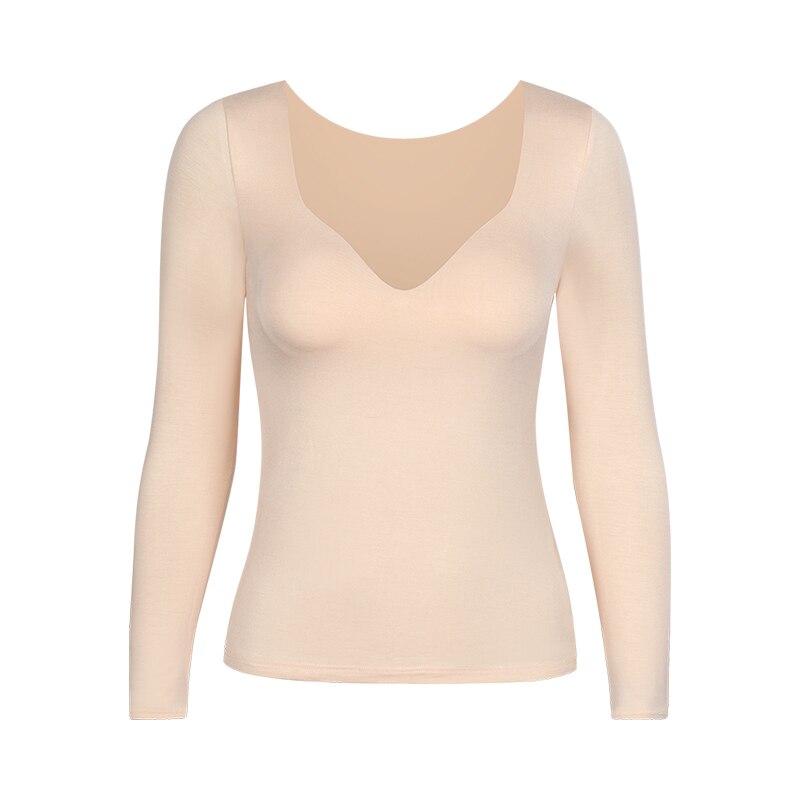 VANZTINA Women's Thermal Underwear with Push - up Bra, Winter Thermo Lingerie