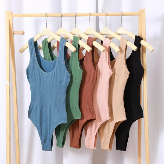 2025 Bodysuit Bodyshaper Women Tummy Control Shapewear Slimming Underwear Girls U Back Tops Sexy Thongs Female Seamless Jumpsuit