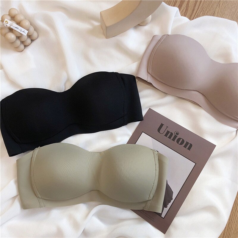 Seamless Soft Wireless Push Up Bra for Women - Comfortable Sleep Underwear, Sexy Bralette