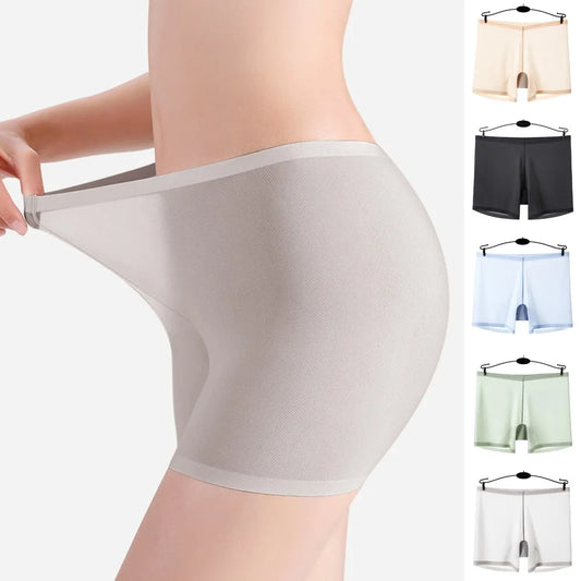 Fashion Women's Shorts Boxer Panties Girls Safety Briefs Boyshort Underpants Tights Slim Mesh Sheer Lingeries Short Pants Su