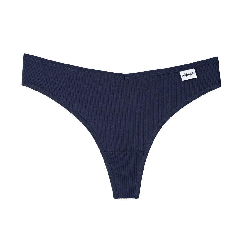 Women's Cotton G - String Panties: Comfortable Casual T - back Underwear