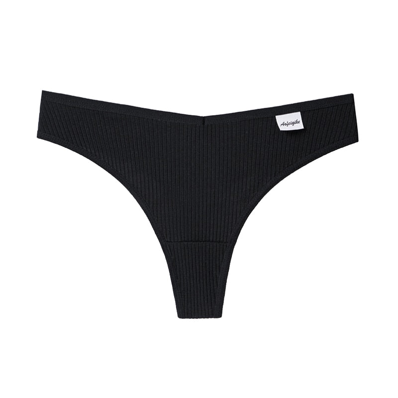 Women's Cotton G - String Panties: Comfortable Casual T - back Underwear