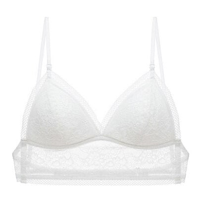 Newest Sexy Low Back Women Bra - Lace Mesh, Soft Seamless, Backless Bralette