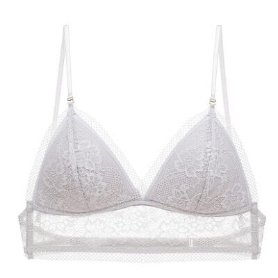 Newest Sexy Low Back Women Bra - Lace Mesh, Soft Seamless, Backless Bralette