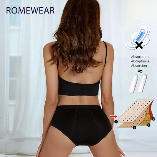 Experience Ultimate Comfort and Protection with Bamboo Fiber Cotton 4-layer Menstrual Panties