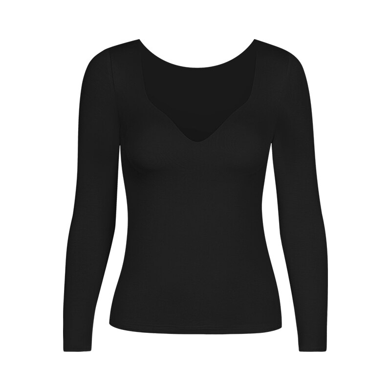VANZTINA Women's Thermal Underwear with Push - up Bra, Winter Thermo Lingerie