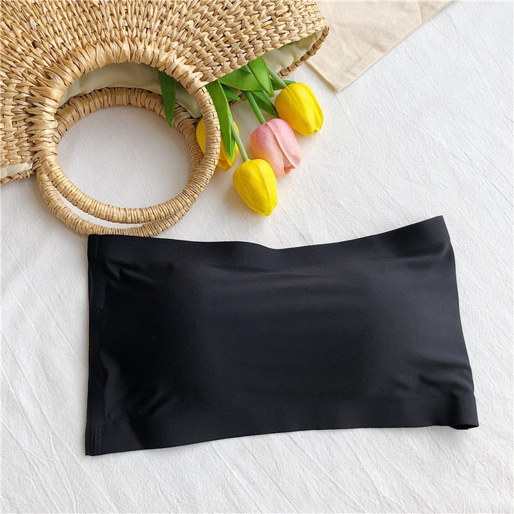 New One Piece Seamless Tube Tops for Women - Invisible Bra
