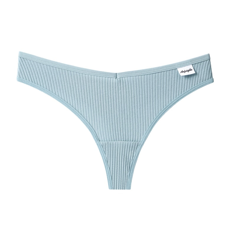 Women's Cotton G - String Panties: Comfortable Casual T - back Underwear