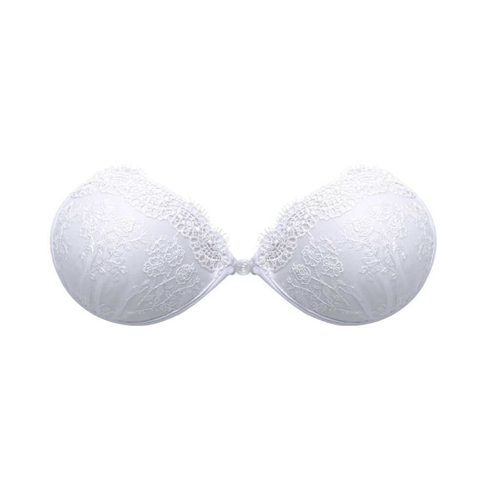 VANZTINA Invisible Lift Up Bra - Sexy Backless Strapless Push up Front Closure Self Adhesive Bralette