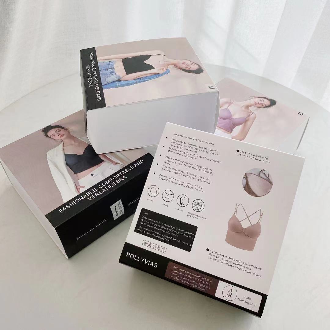 Japan's exported autumn clothing wild slings bra ultra-thin style underwear female silk silk text