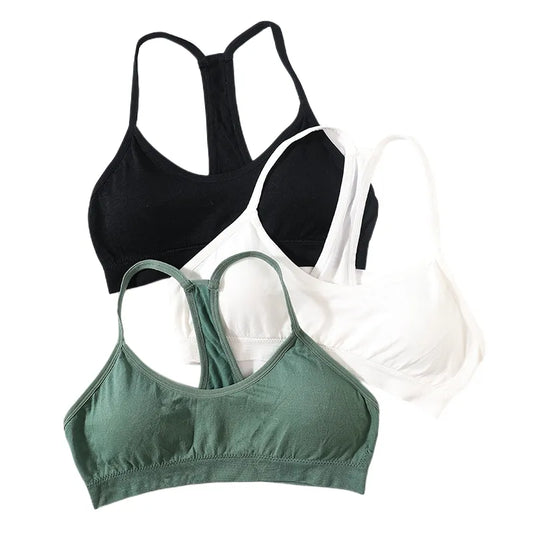 Women Seamless Sports Bra with Removable Pads - Ideal for B C Cup, Sexy Lingerie for Fitness