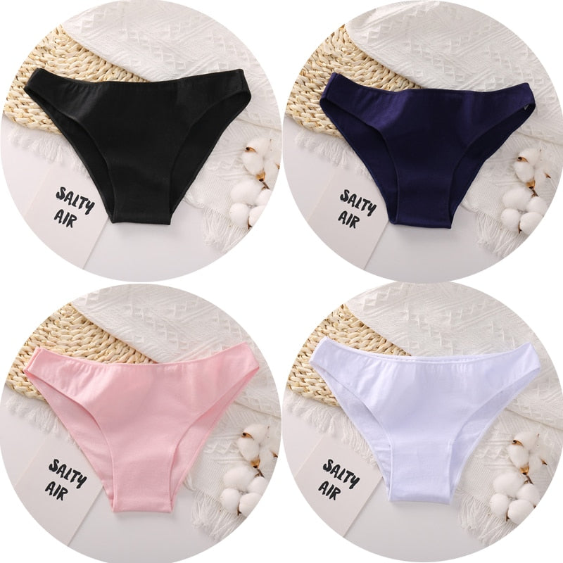 Embrace Comfort in 4PCS Cotton Briefs Set