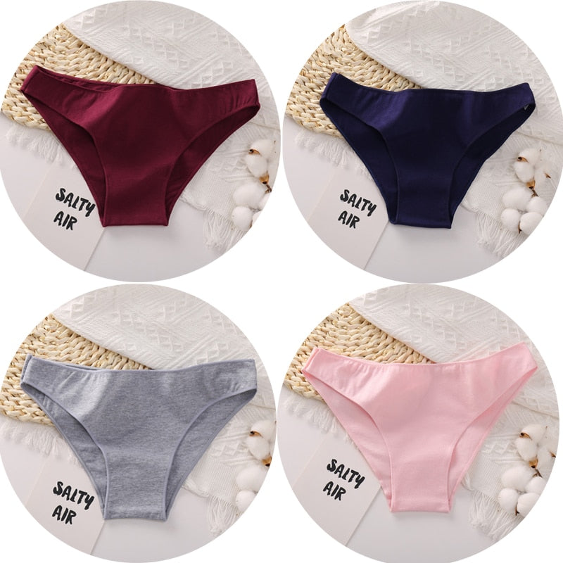 Embrace Comfort in 4PCS Cotton Briefs Set