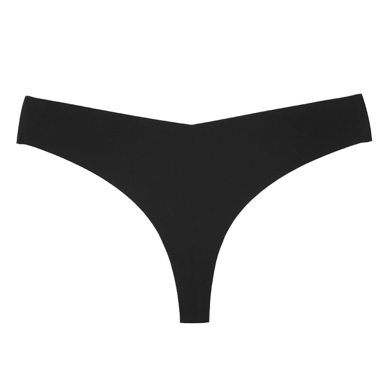 Felinus Women Sexy Panties Ice Silk Low Waist G-Sting Thong Temptation Seamless Breathable Underwear Female Soft Intimates