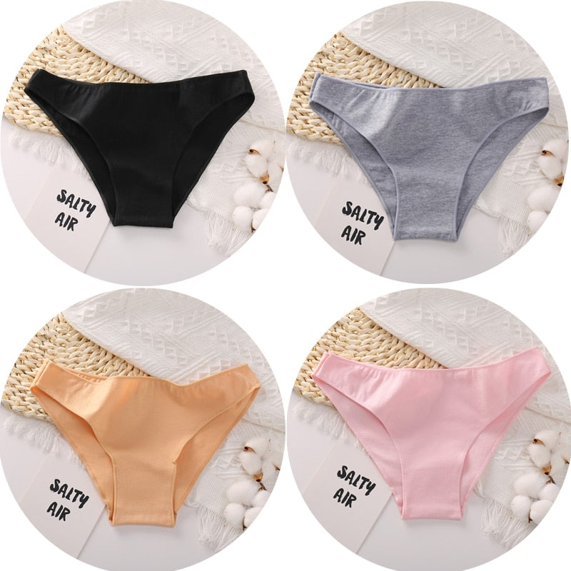 Embrace Comfort in 4PCS Cotton Briefs Set