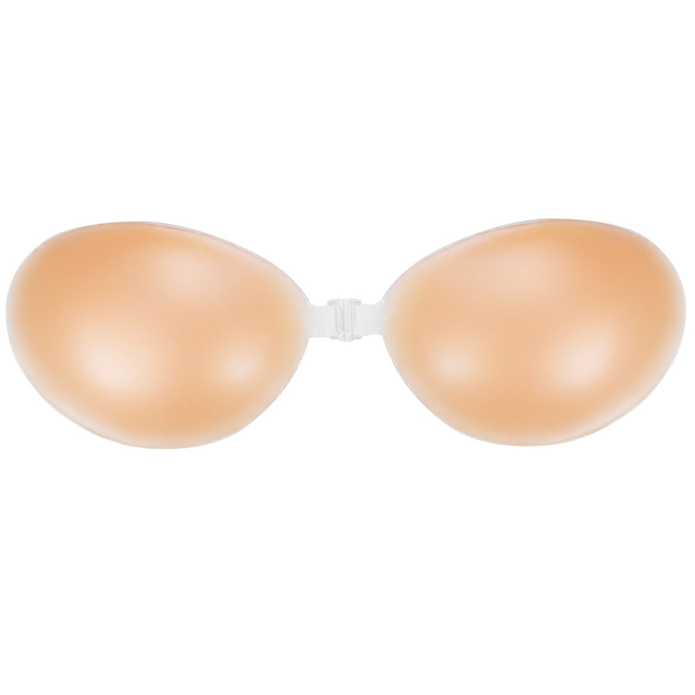 Reusable Female Wing Breast Lift Nipple Shield - Invisible Silicone Strapless Backless Adhesive Bra
