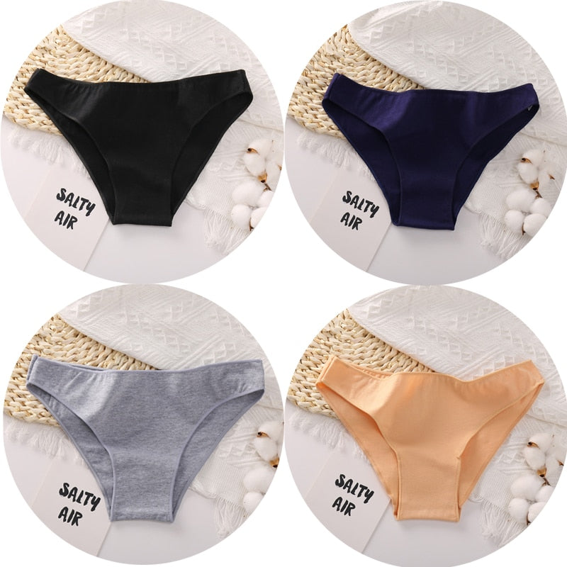 Embrace Comfort in 4PCS Cotton Briefs Set
