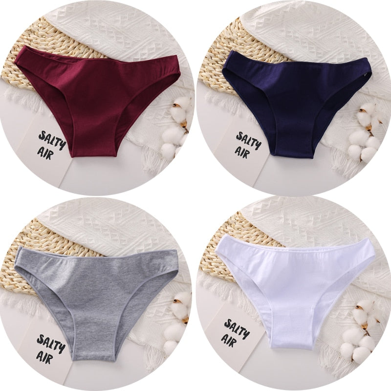 Embrace Comfort in 4PCS Cotton Briefs Set