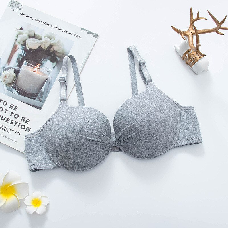 Sujetadores push-up de una pieza para mujer: ropa interior deportiva transpirable y sin costuras.