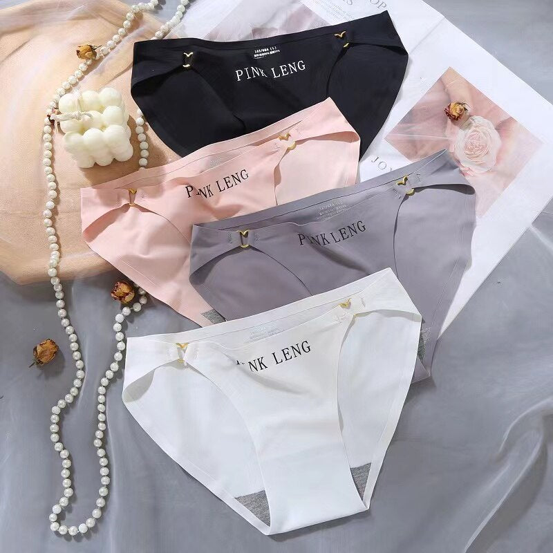 Japanese Simple Pure Color Sexy Antibacterial Ultra-Thin Women's Comfort Temptation Briefs Underwear
