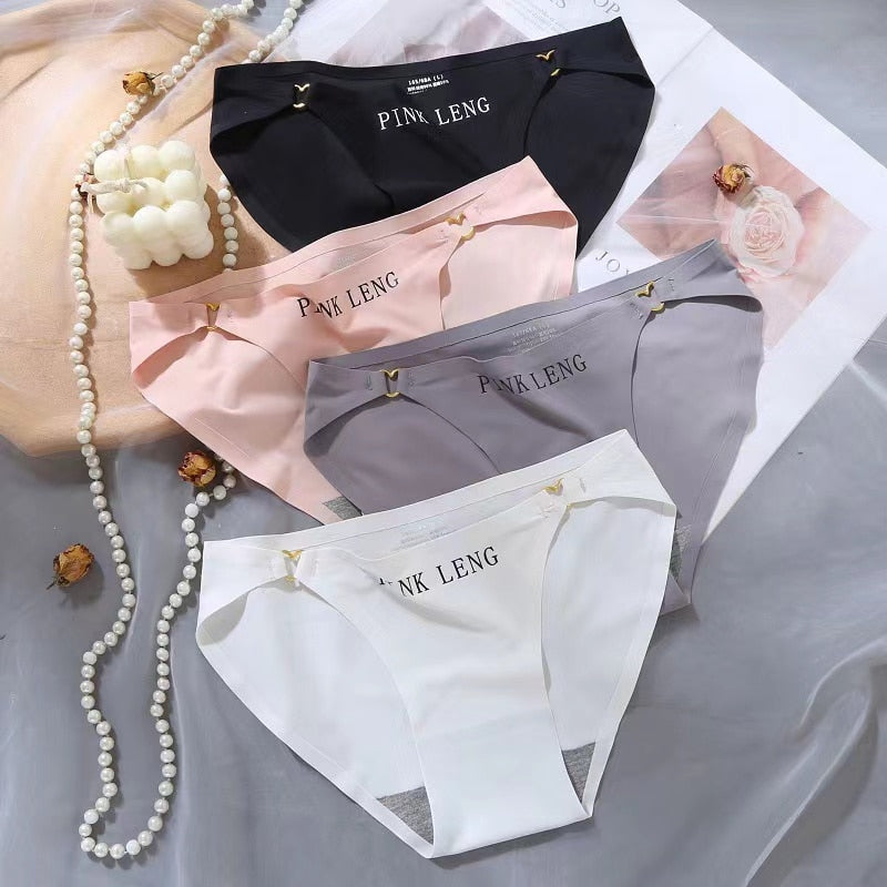 Japanese Simple Pure Color Sexy Antibacterial Ultra-Thin Women's Comfort Temptation Briefs Underwear