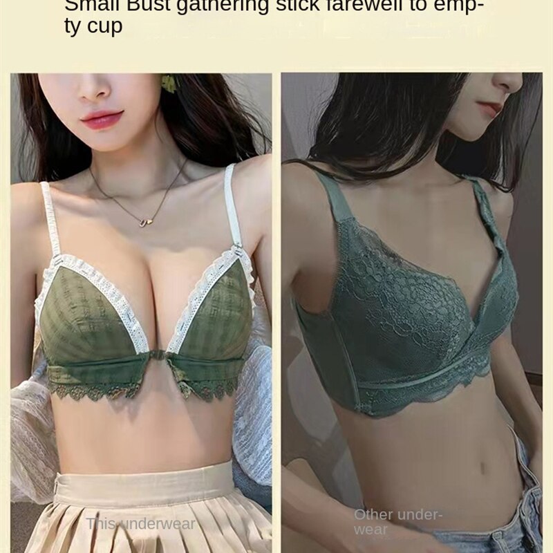 Japanese Bra Briefs Suit Women's Cotton Underwear Sexy Lace Brassiere Panties Fashion Push Up Bra Female Sexy Lingerie Set
