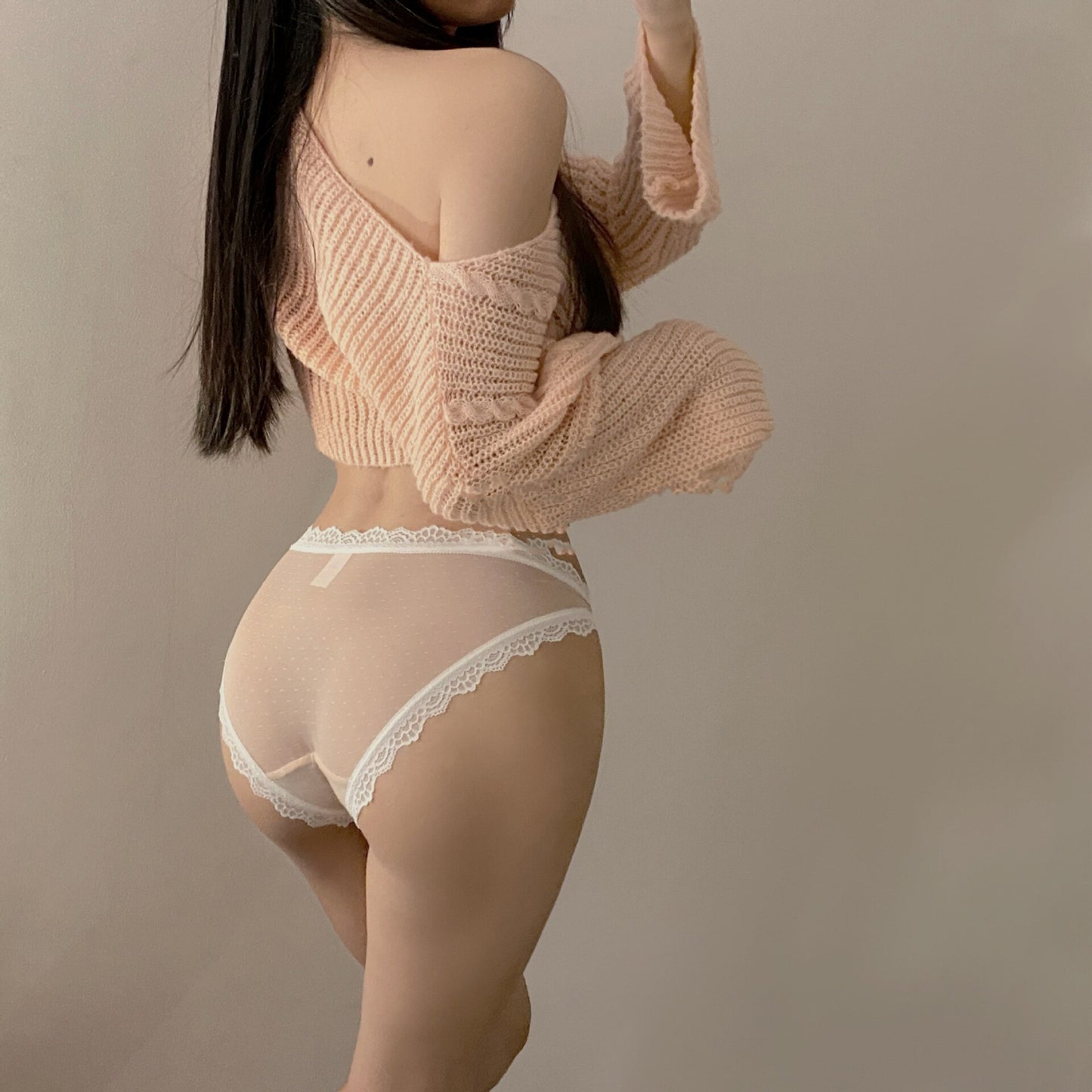 Women's 2025 New Sexy Lace Low Waist Semi-Perspective Underpants, Sweet & Breathable