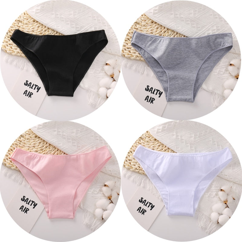 Embrace Comfort in 4PCS Cotton Briefs Set