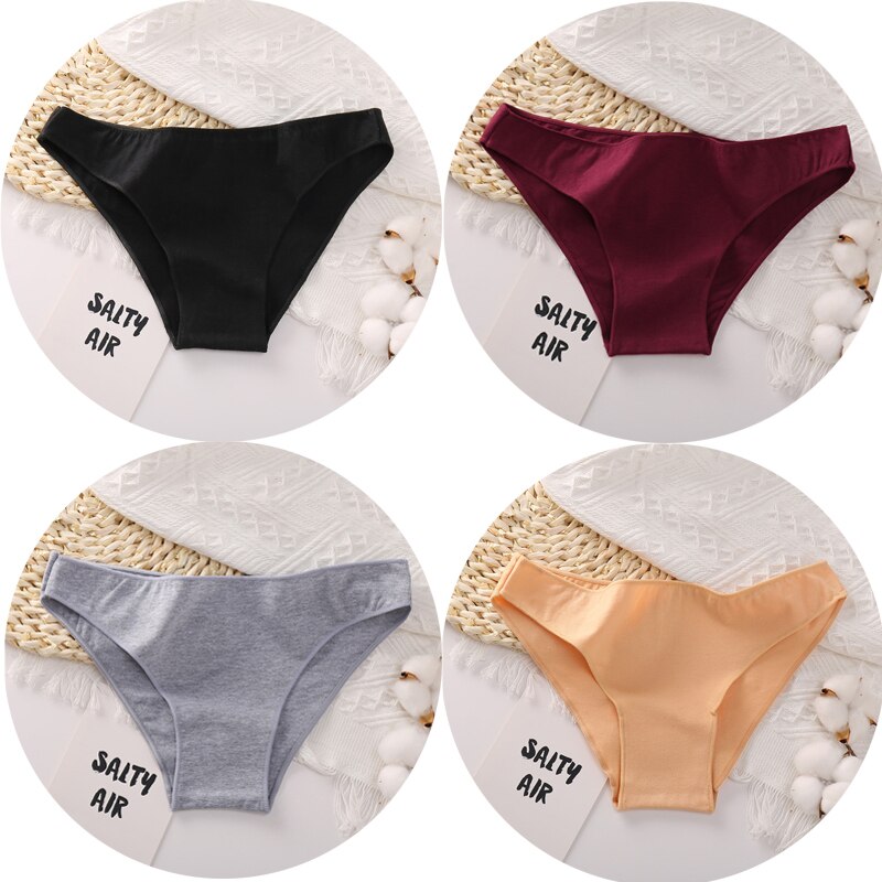 Embrace Comfort in 4PCS Cotton Briefs Set