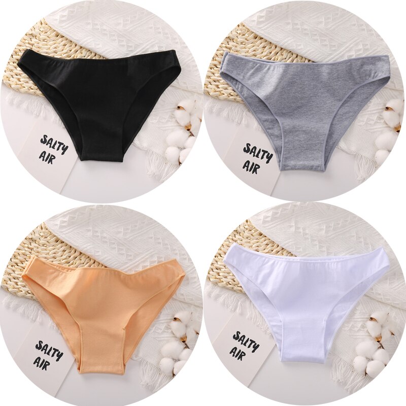 Embrace Comfort in 4PCS Cotton Briefs Set