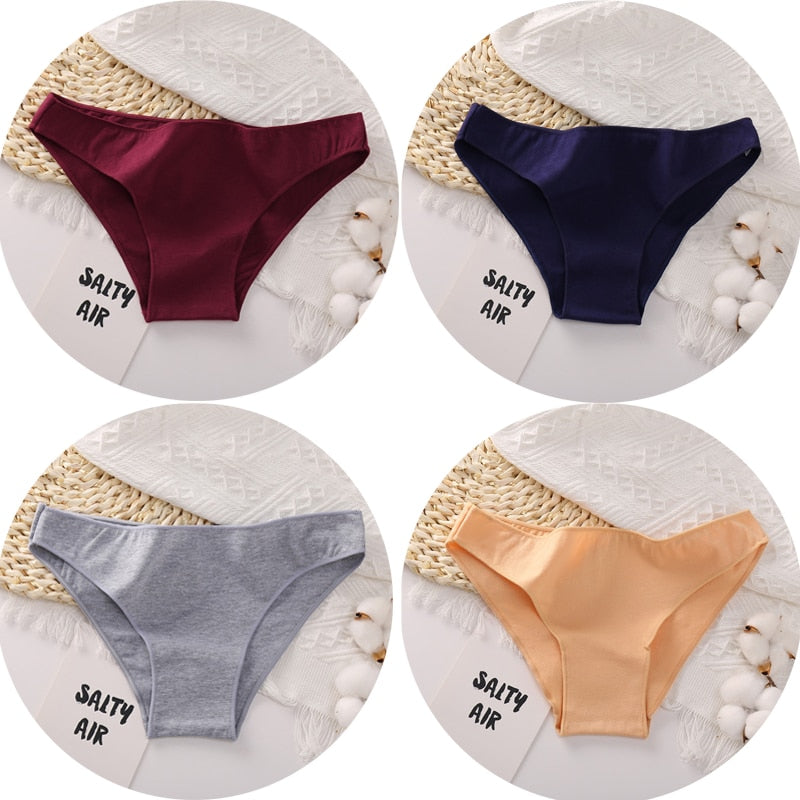 Embrace Comfort in 4PCS Cotton Briefs Set