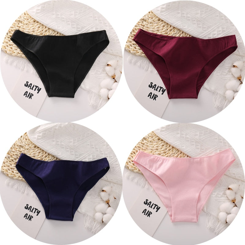 Embrace Comfort in 4PCS Cotton Briefs Set